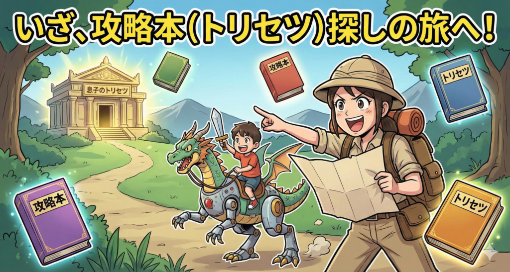 いざ、攻略本(トリセツ)探しの旅へ!