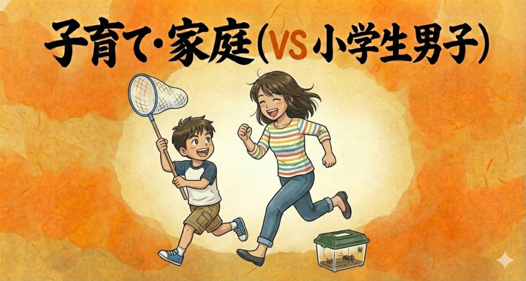 子育て・家庭（VS 小学生男子）