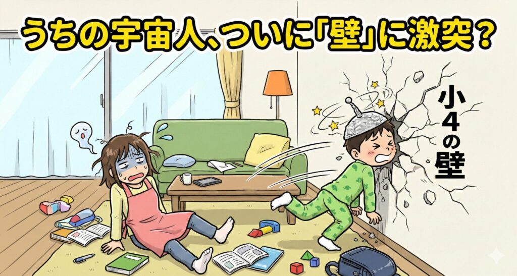 うちの宇宙人、ついに「壁」に激突?