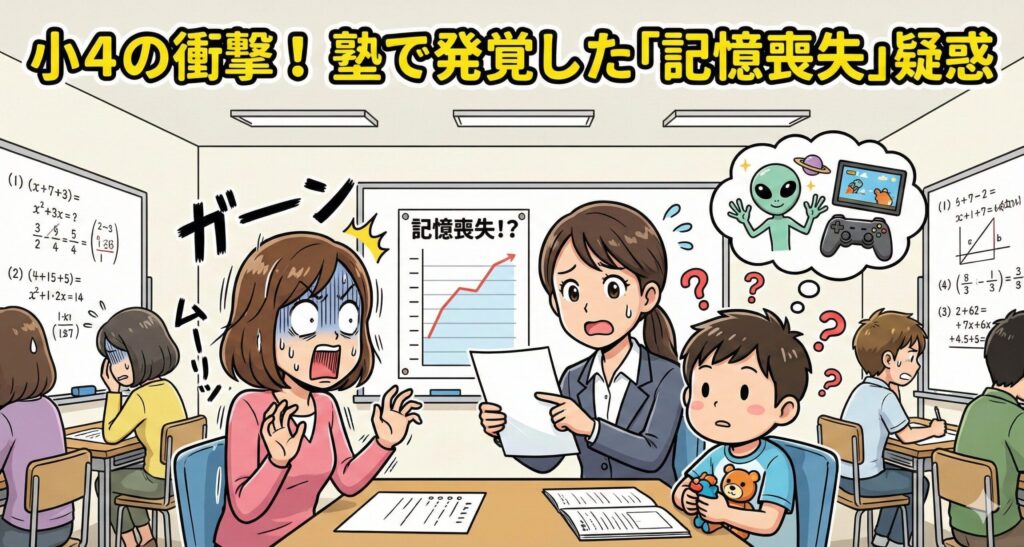 小4の衝撃! 塾で発覚した「記憶喪失」疑惑