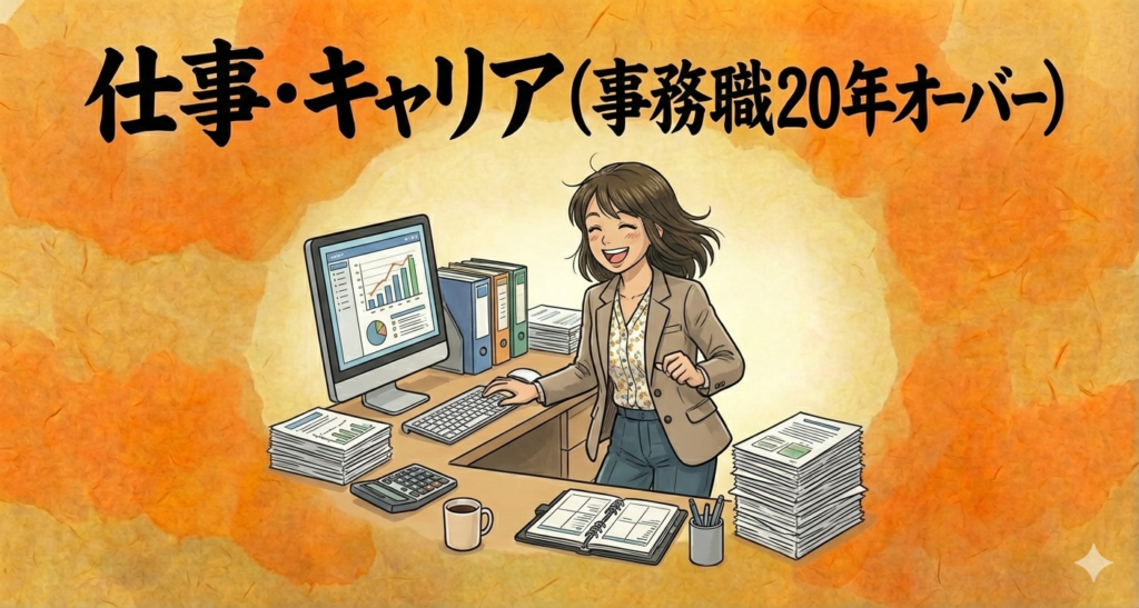 仕事・キャリア（事務職20年オーバー）